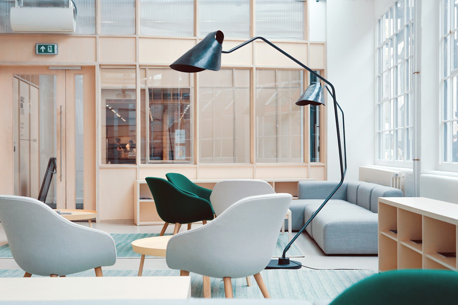Lounge- und Co-Working-Bereich