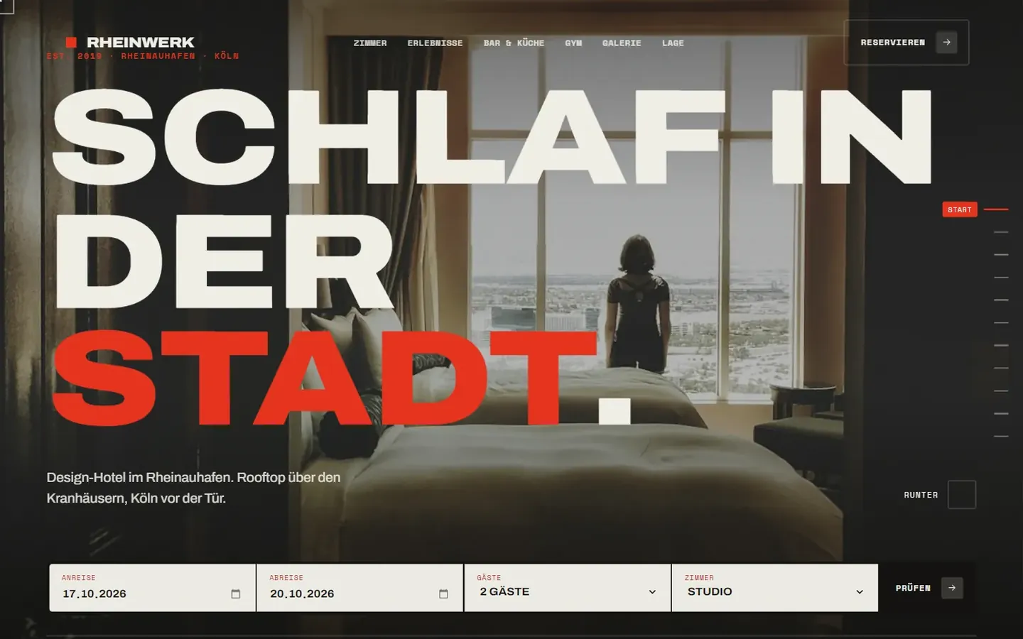 Fertig: die Startseite von RHEINWERK